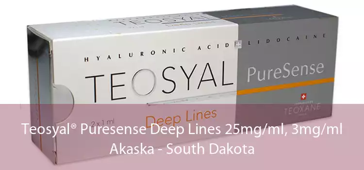 Teosyal® Puresense Deep Lines 25mg/ml, 3mg/ml Akaska - South Dakota