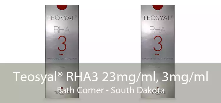 Teosyal® RHA3 23mg/ml, 3mg/ml Bath Corner - South Dakota