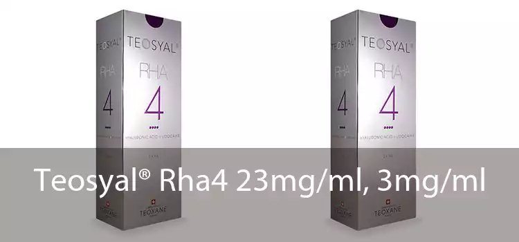 Teosyal® Rha4 23mg/ml, 3mg/ml 